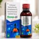Koxep-LS Sugar-Free Syrup 100 ml containing Ambroxol Hydrochloride, Guaiphenesin and Levosalbutamol Sulphate