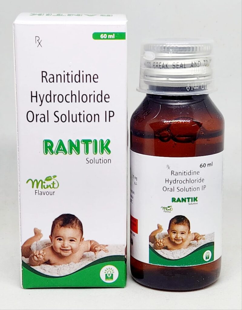 RANTIK SYRUP: RANITIDINE (75MG/5ML) - Sepik Life Sciences