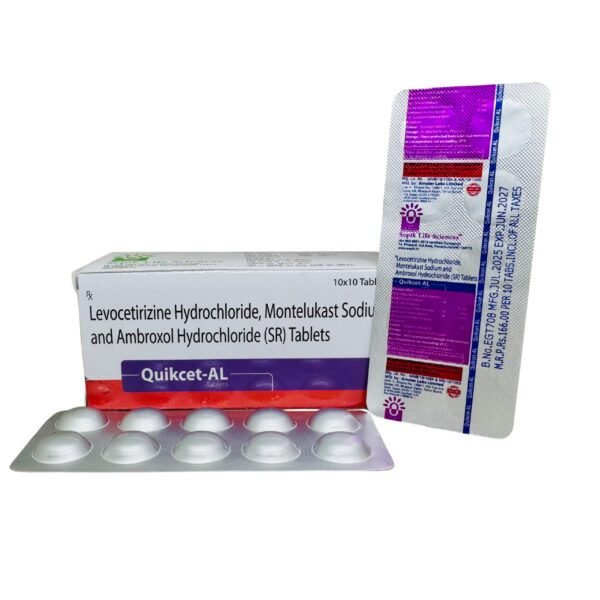 Quikcet-AL Tablets