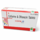 CEFIK-O Cefixime & Ofloxacin Tablets medicine box, pack of 10 x 10 tablets.